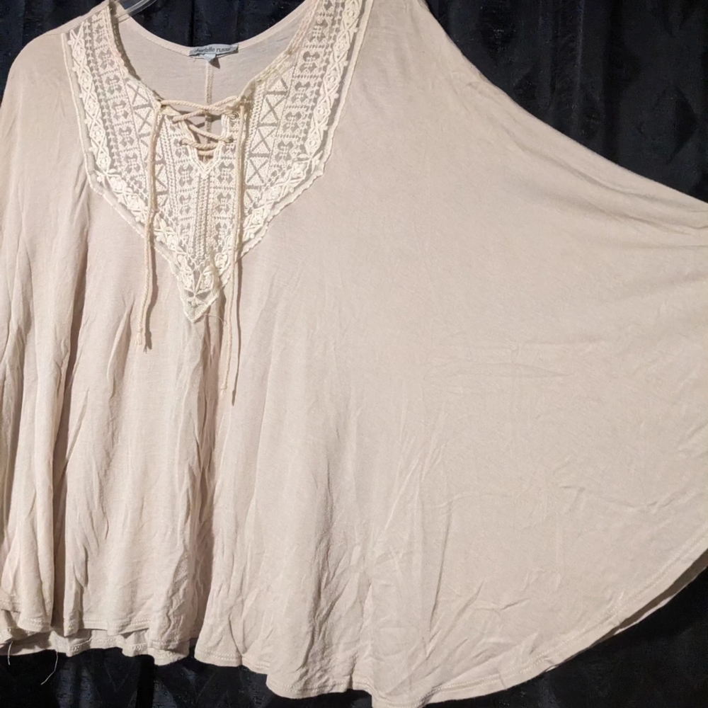 Charlotte Russe |   Flowy Boho - Faux Poncho
